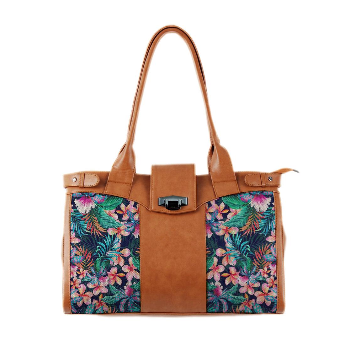 Double Handle Large Bag Night Garden - CANVAEGYPT