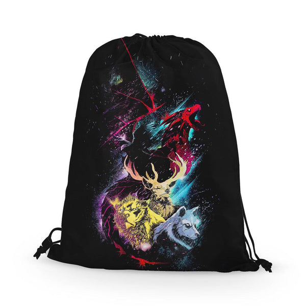 Drawstring Bag Abstract animals