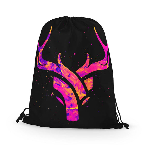 Drawstring Bag Abstract deer