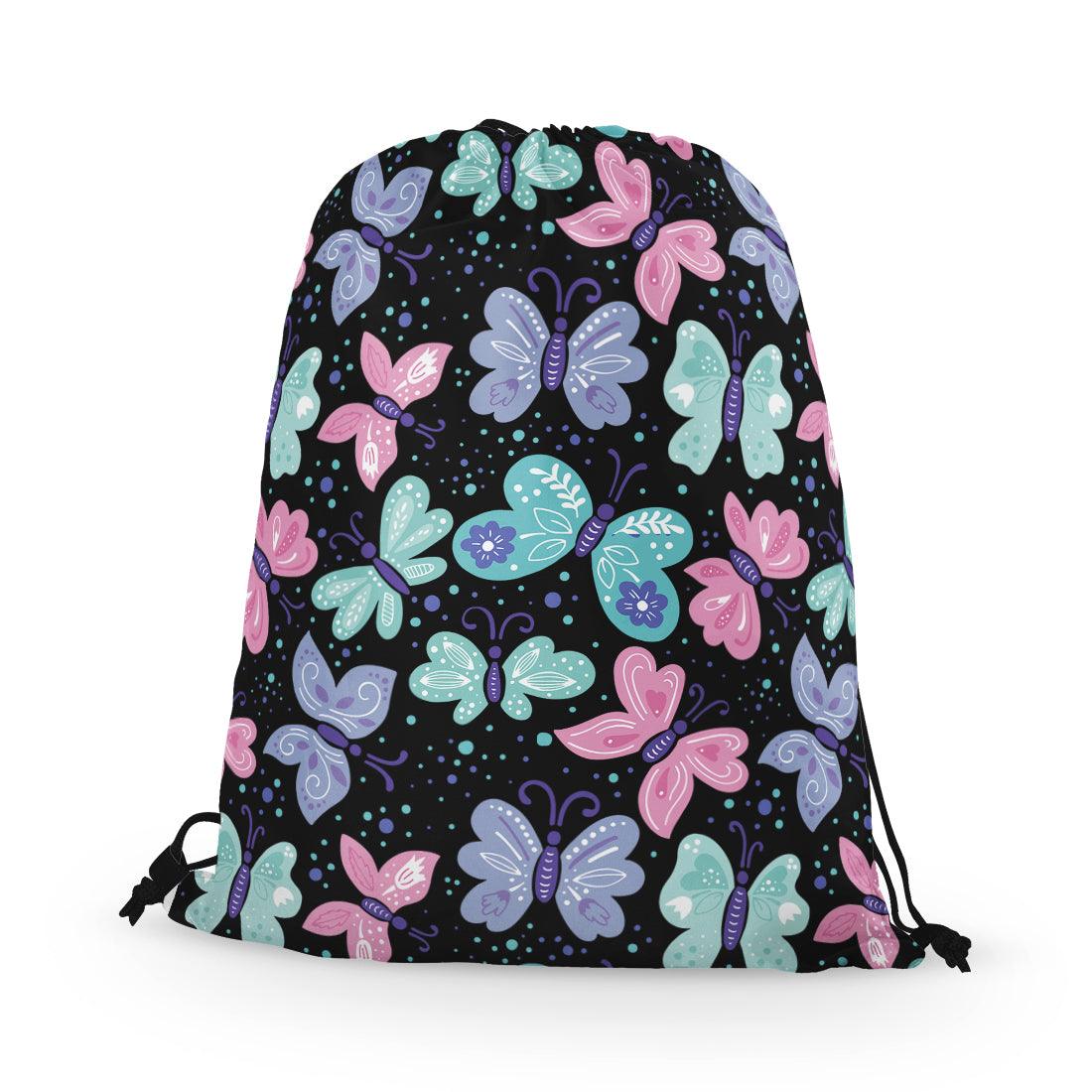 Drawstring Bag Butterfly seamless - CANVAEGYPT