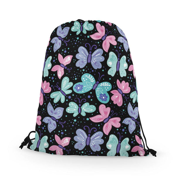 Drawstring Bag Butterfly seamless