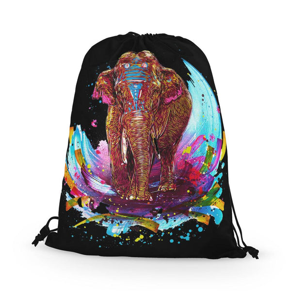 Drawstring Bag Elephant