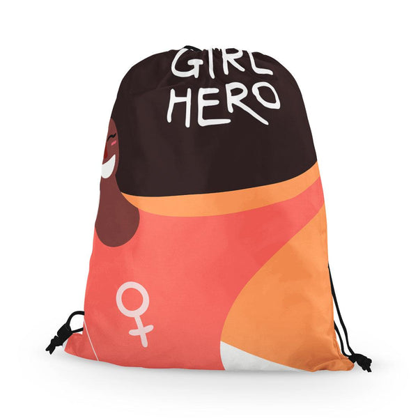 Drawstring Bag Girl Hero