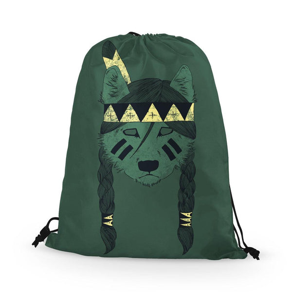 Drawstring Bag Green skin