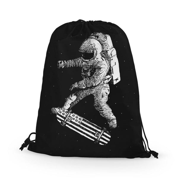 Drawstring Bag Kickflip in space