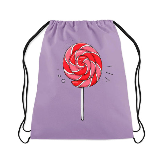 Drawstring Bag Spiral striped lollipop - CANVAEGYPT