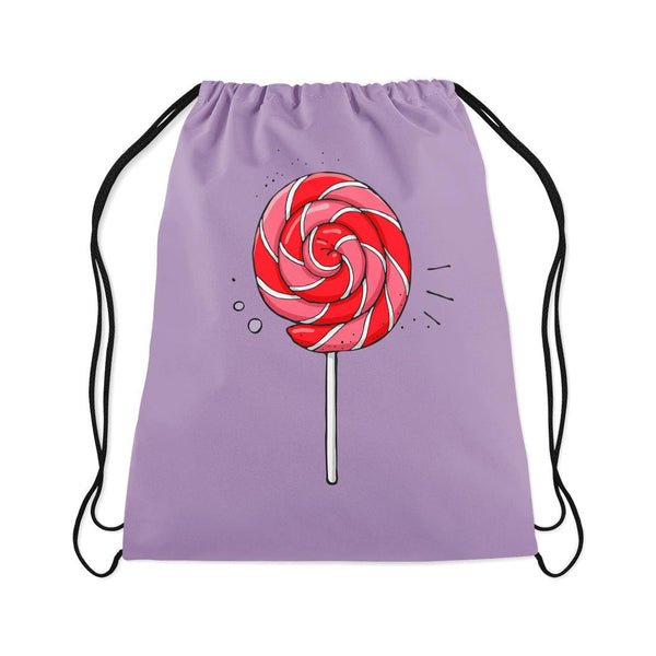 Drawstring Bag Spiral striped lollipop - CANVAEGYPT