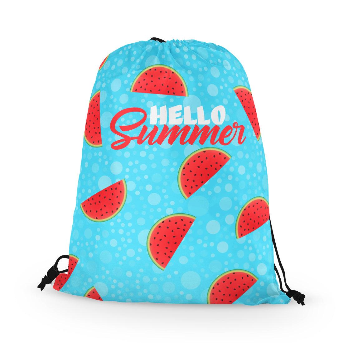 Drawstring Bag Summer Watermelon - CANVAEGYPT