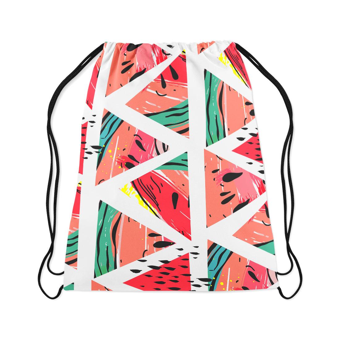 Drawstring Bag Watermelon White - CANVAEGYPT