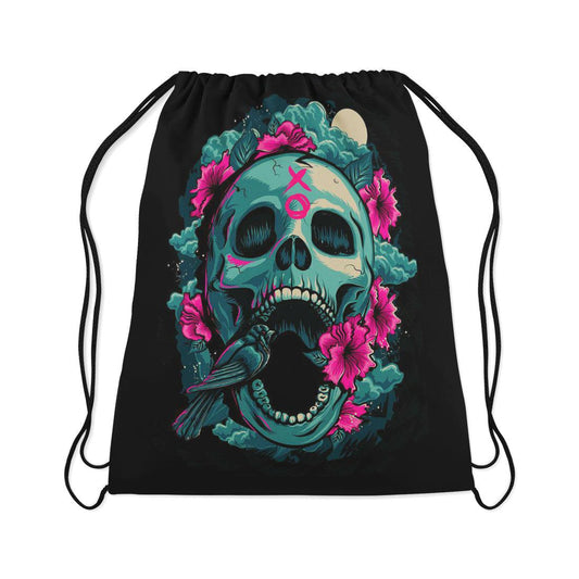 Drawstring Bag XO Skull - CANVAEGYPT