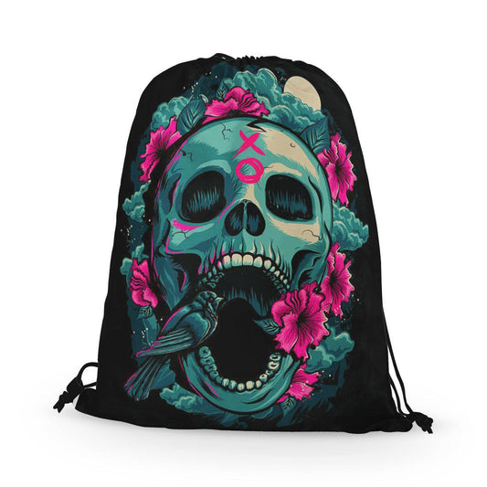Drawstring Bag XO Skull - CANVAEGYPT