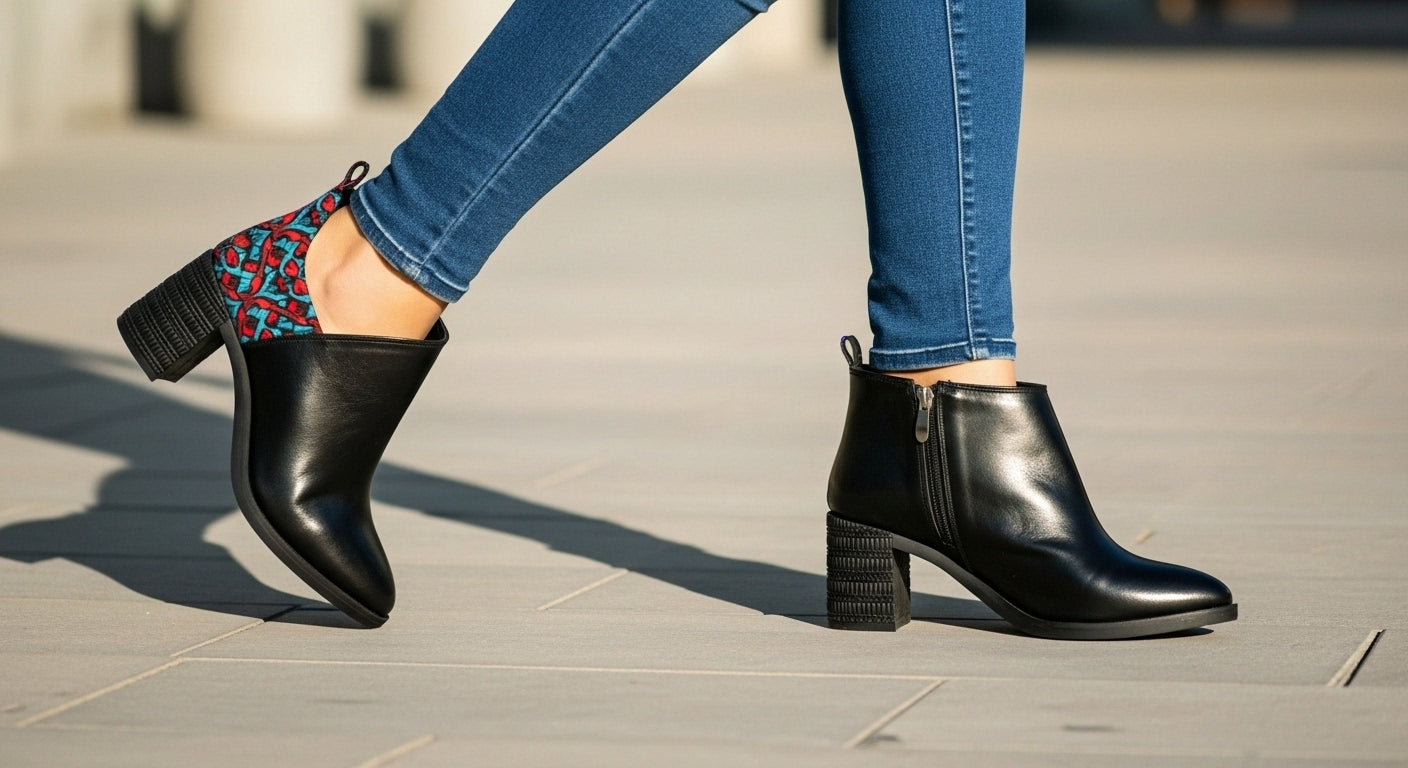 One Side Bootie Butterfly