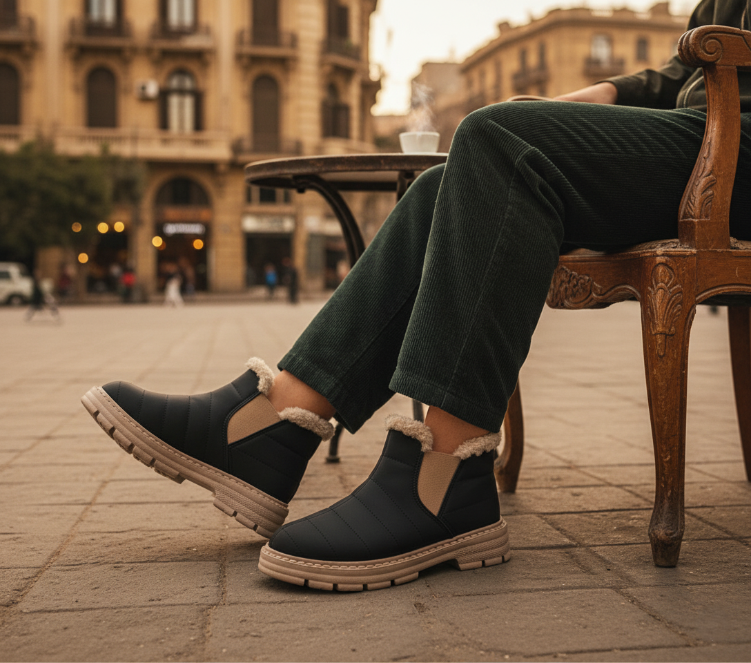 Cozy Step Winter Bootie Black