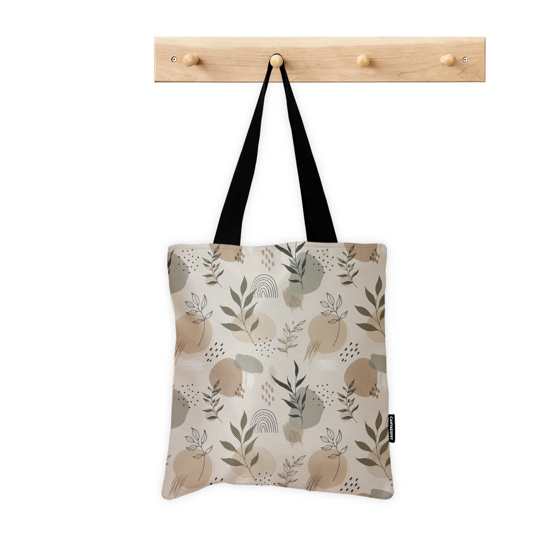 Floral design printed on a tote bags — CANVAEGYPT