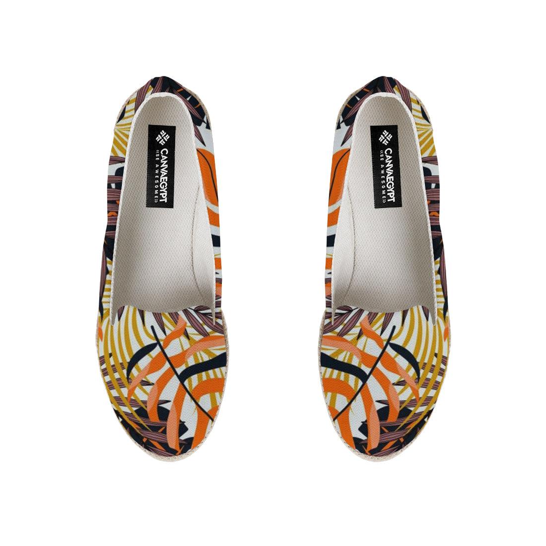 Flowers Sketch Nook Espadrille - CANVAEGYPT