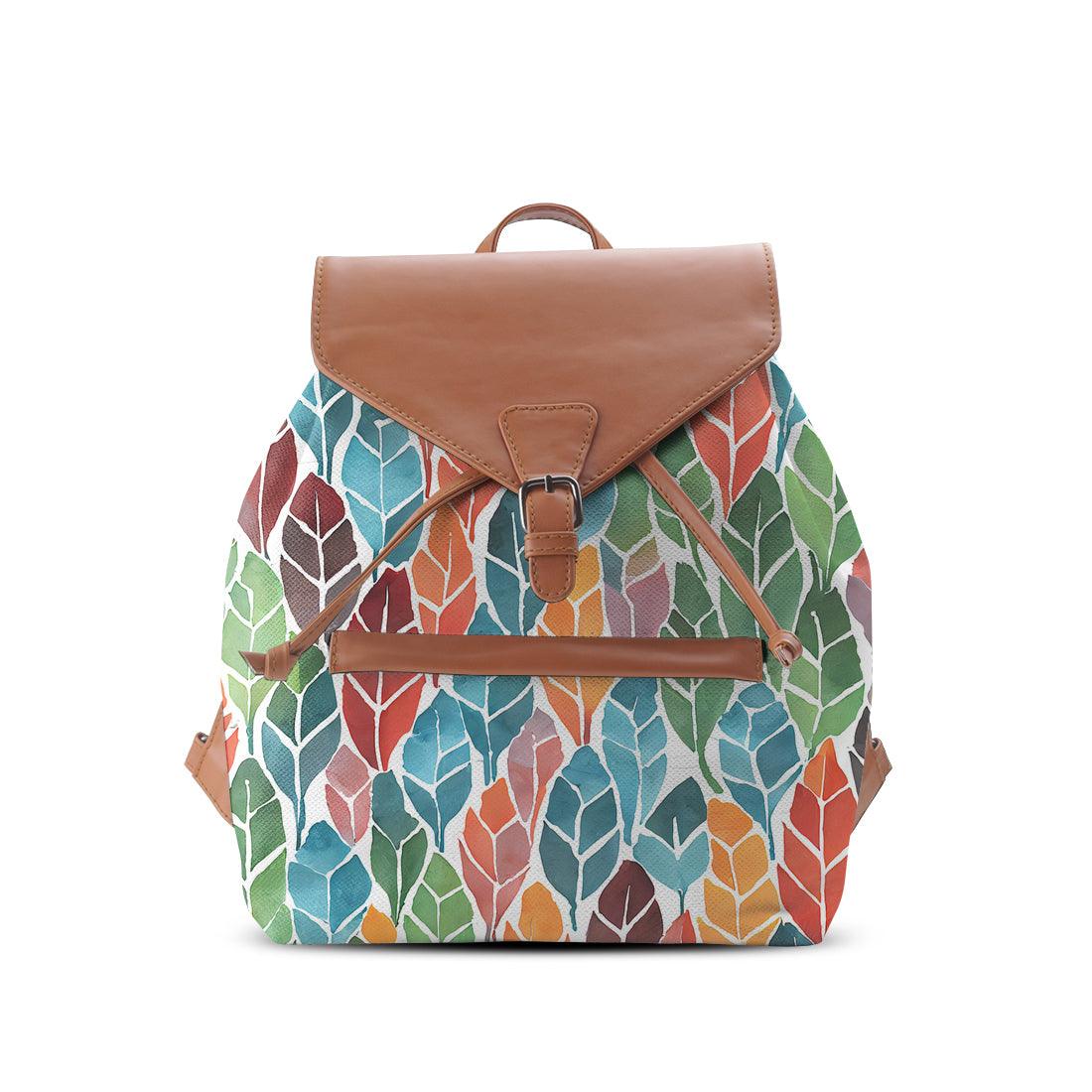Havana Aurora Backpack Colorful Leaf - CANVAEGYPT
