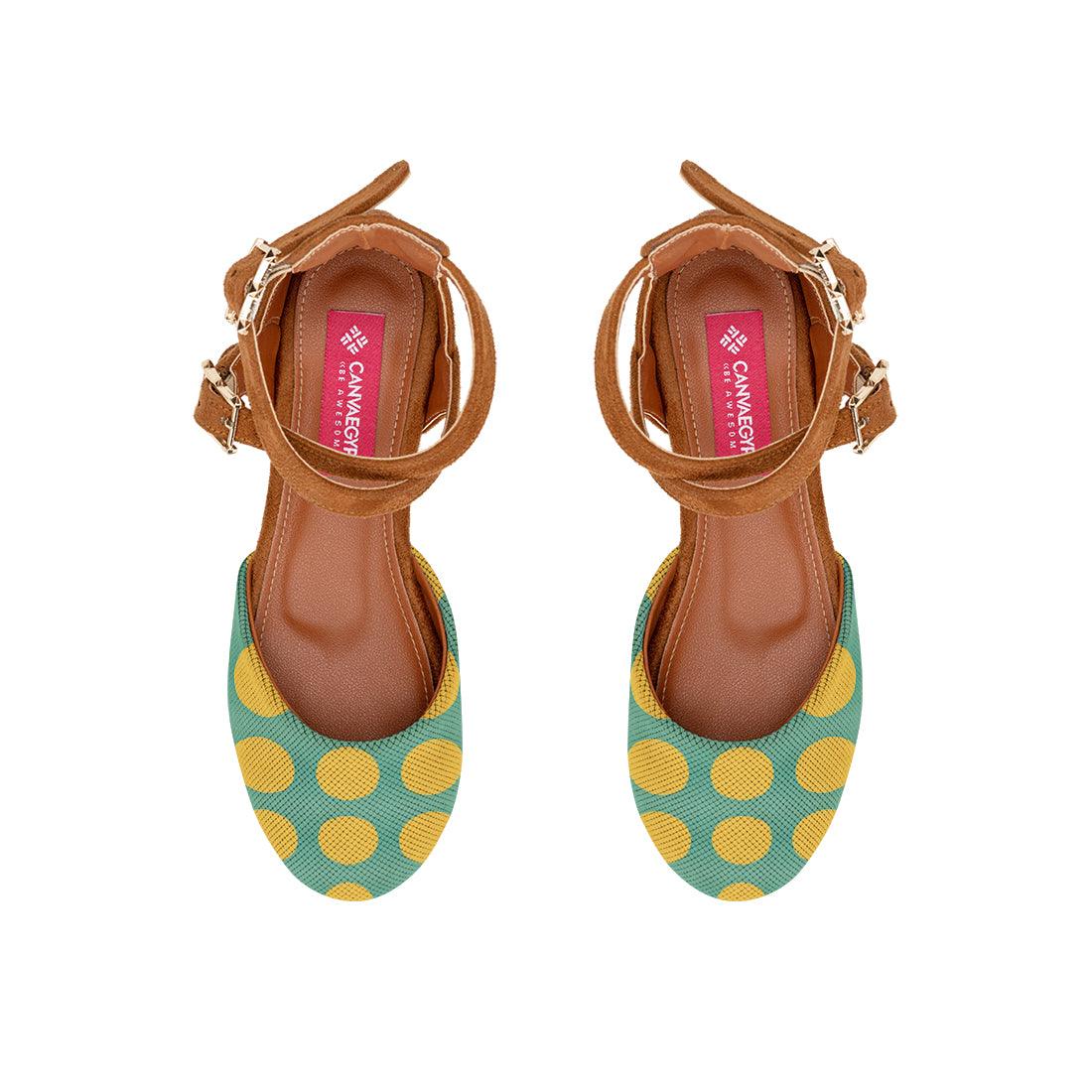 Havana Chunky Sandal Yellow Bubbles - CANVAEGYPT