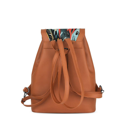 Havana City Serenade Backpack Abstract Avian Mosaic - CANVAEGYPT