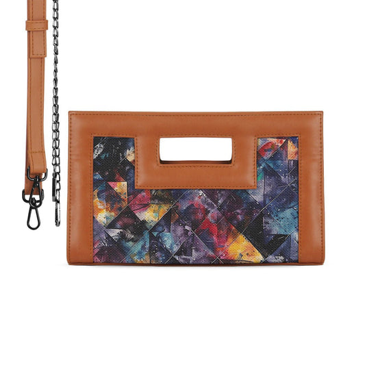 Havana City Sleek Clutch Dark Shapes - CANVAEGYPT