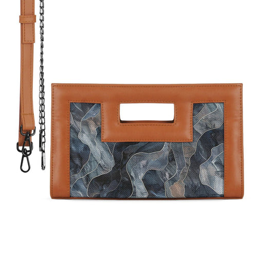 Havana City Sleek Clutch Dark Watercolor - CANVAEGYPT