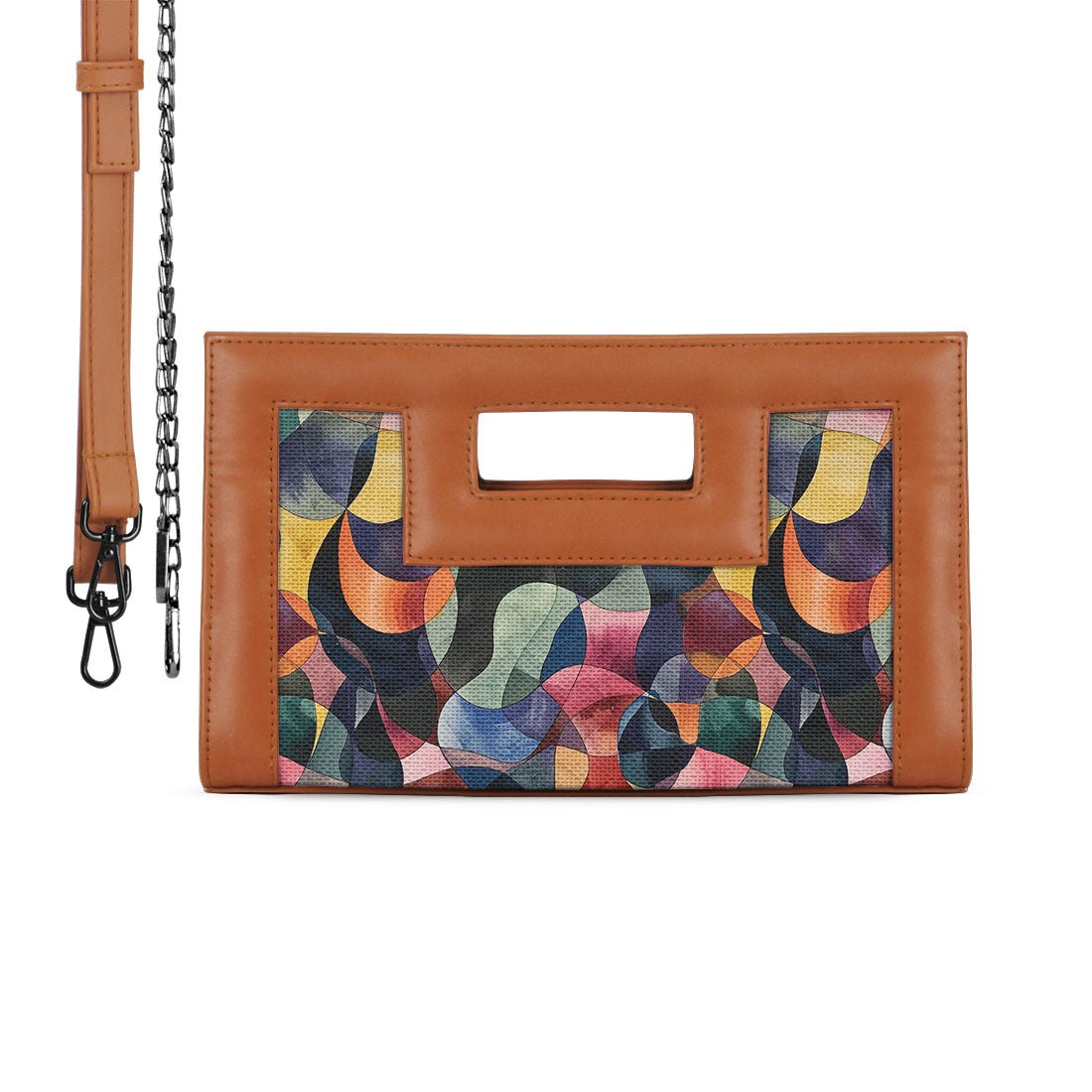 Havana City Sleek Clutch Watercolor Wavy - CANVAEGYPT