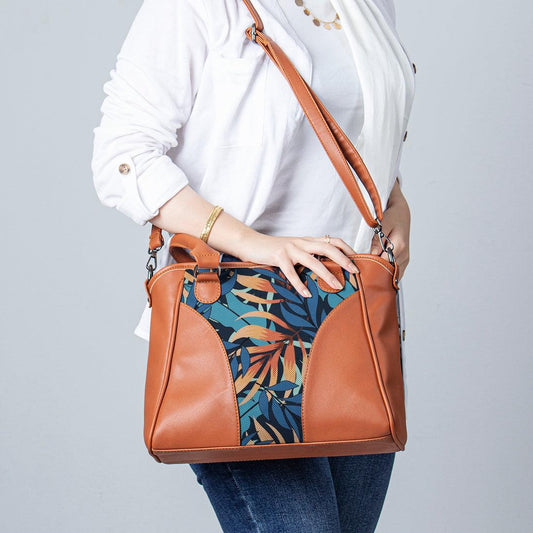 Havana Ladies Handbag Big Leaves - CANVAEGYPT