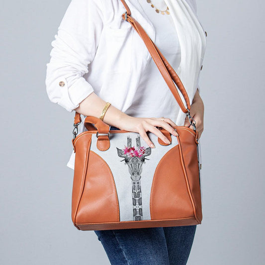 Havana Ladies Handbag Giraffe Queen - CANVAEGYPT