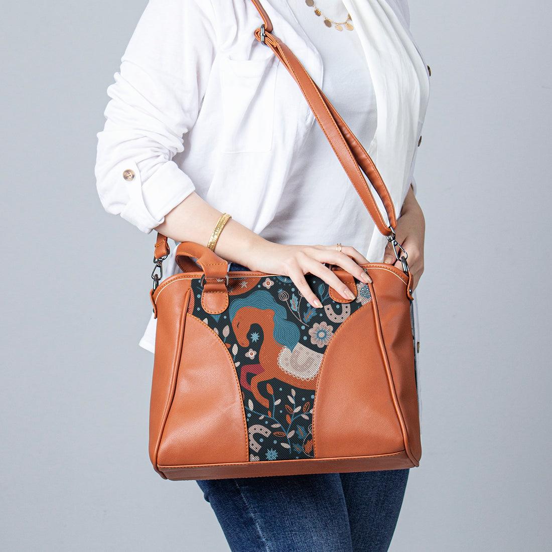 Havana Ladies Handbag Night Horse - CANVAEGYPT