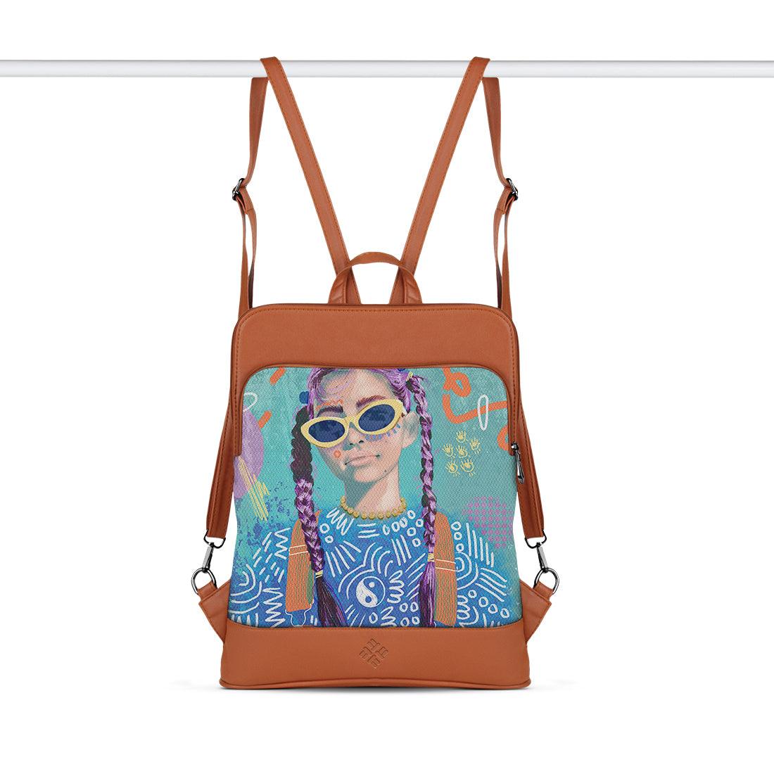 Havana Laptop Backpack Lilac locks - CANVAEGYPT