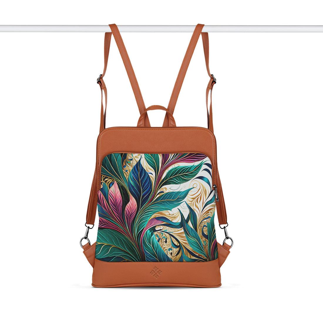 Havana Laptop Backpack Tree Leaves - CANVAEGYPT