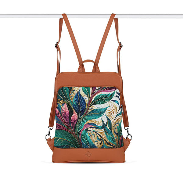 Havana Laptop Backpack Tree Leaves - CANVAEGYPT