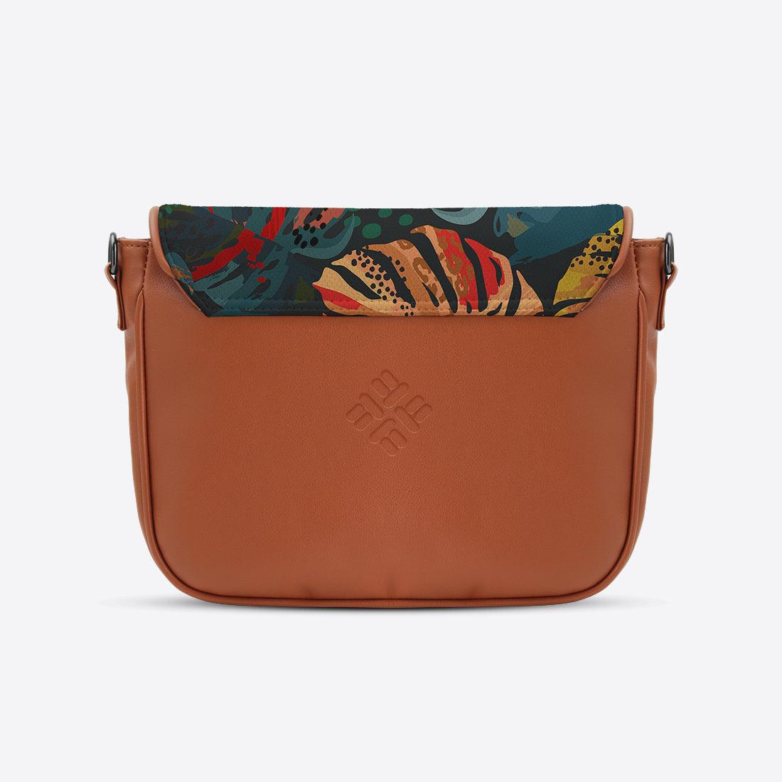 Havana Messenger Crossbody Big Leafs - CANVAEGYPT