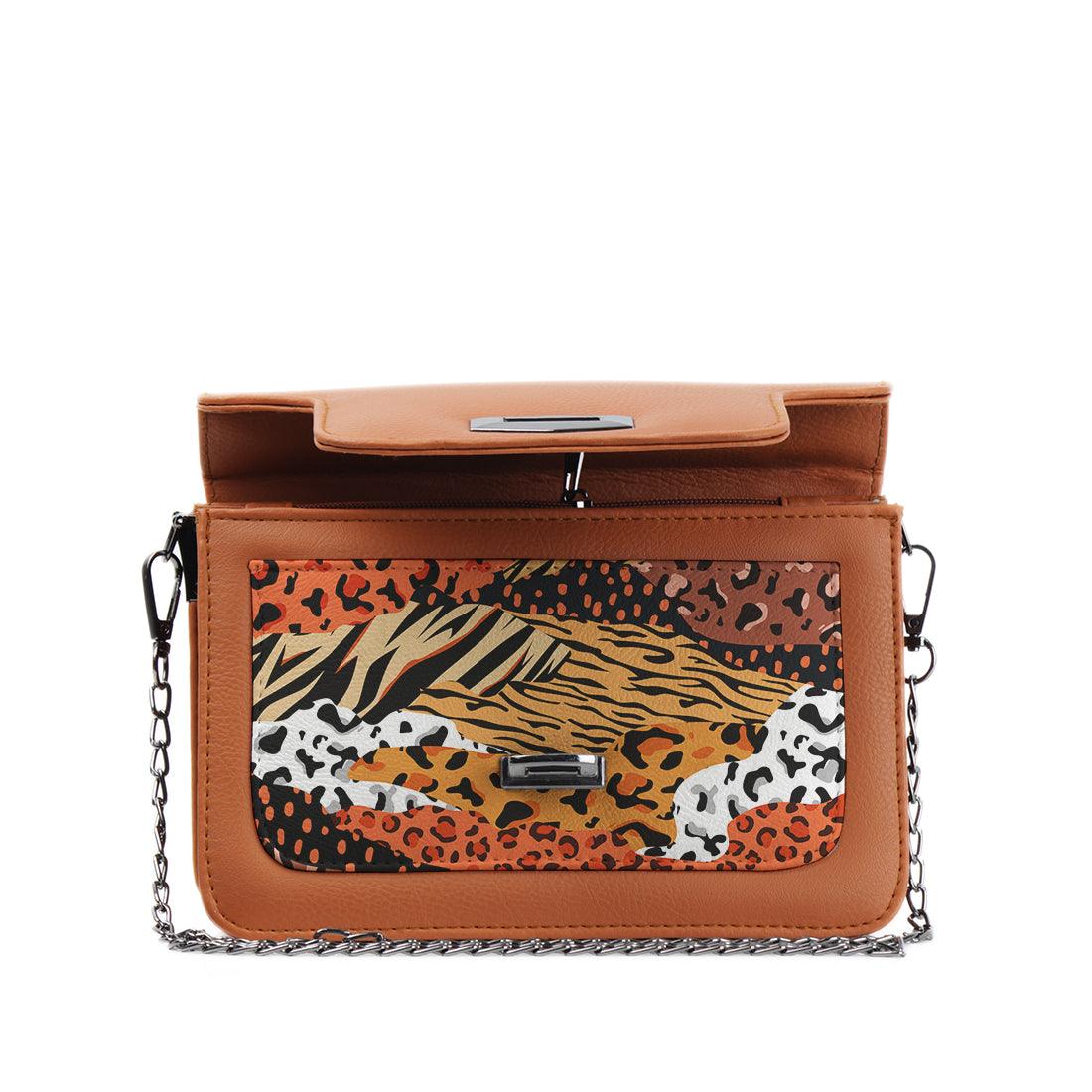 Havana Mini Embossed Chain Bag African Skins - CANVAEGYPT