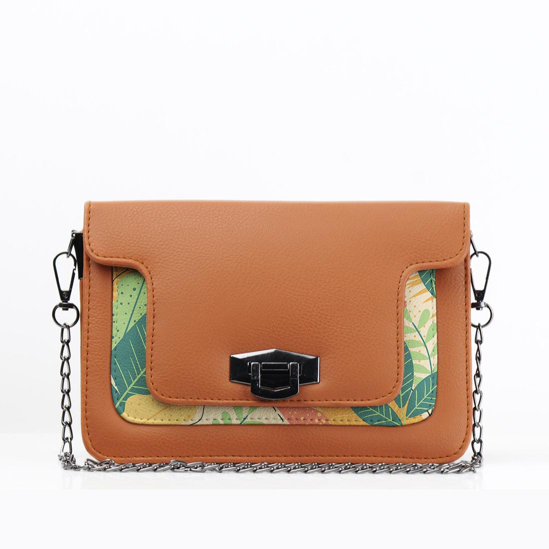 Havana Mini Embossed Chain Bag Palm - CANVAEGYPT