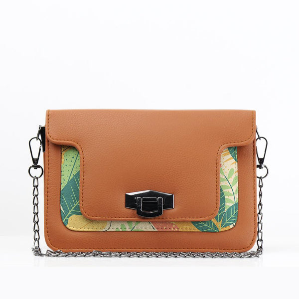 Havana Mini Embossed Chain Bag Palm - CANVAEGYPT