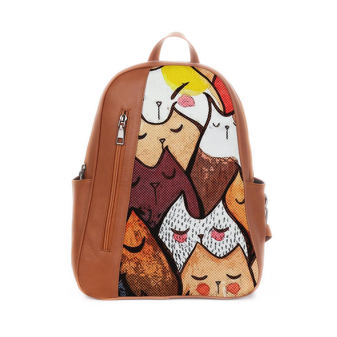 Havana Mixed Backpack Cute Cat - CANVAEGYPT