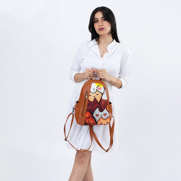 Havana Mixed Backpack Cute Cat