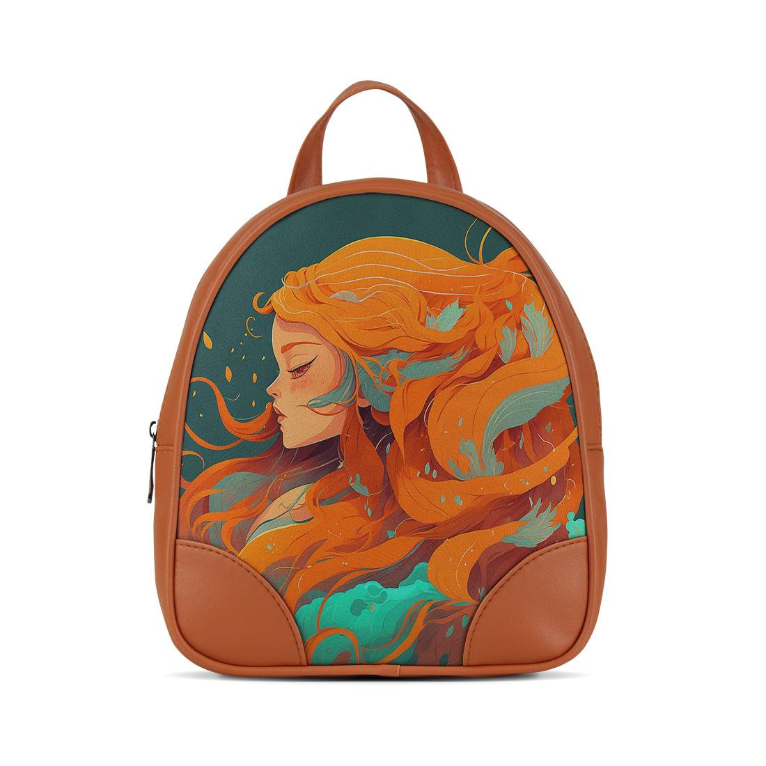 Havana O Mini Backpacks Queen in Orange - CANVAEGYPT