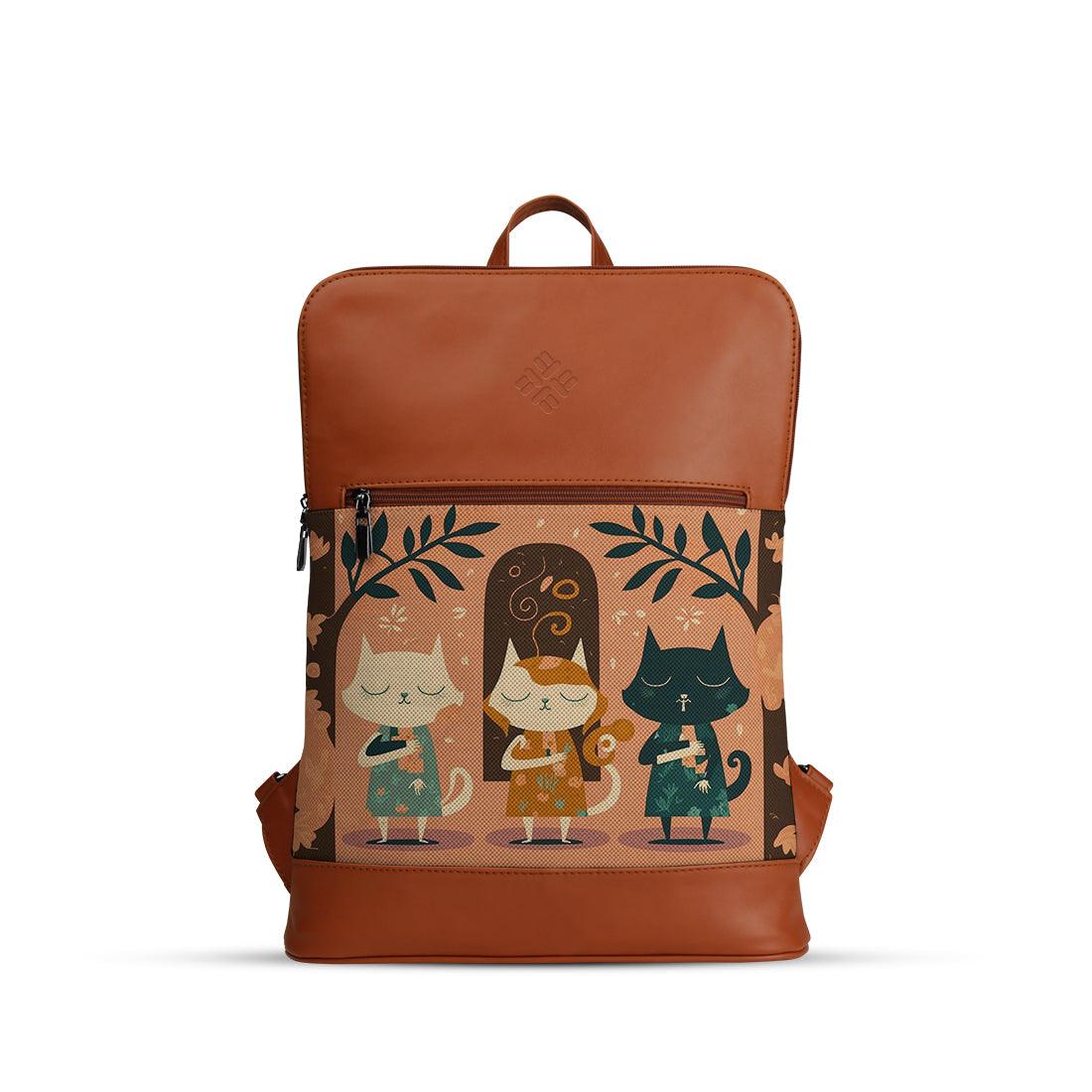 Havana Orbit Laptop Backpack Cats - CANVAEGYPT