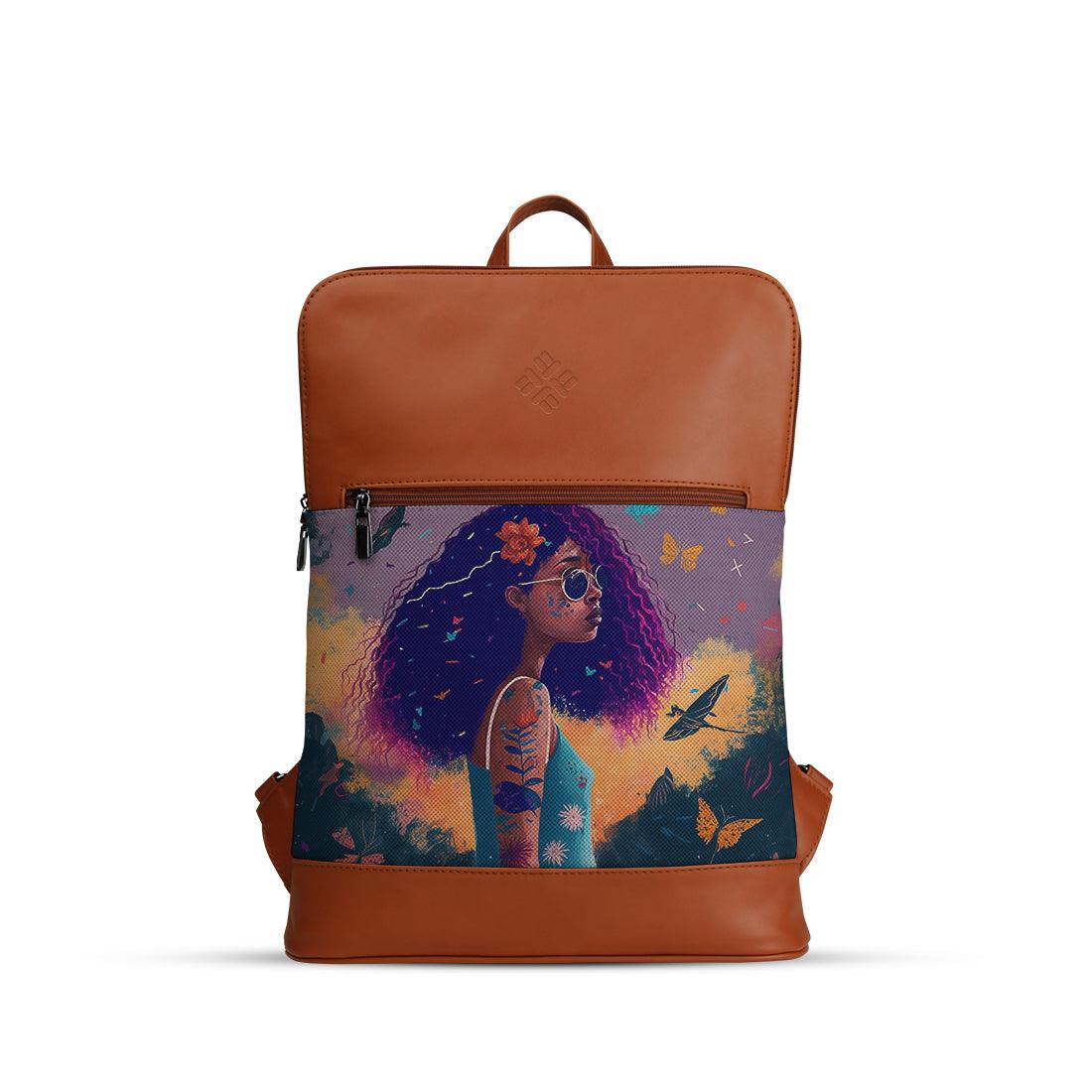 Havana Orbit Laptop Backpack Tranquil Girl - CANVAEGYPT