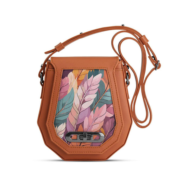Havana Polygon Crossbags mixed leaf - CANVAEGYPT