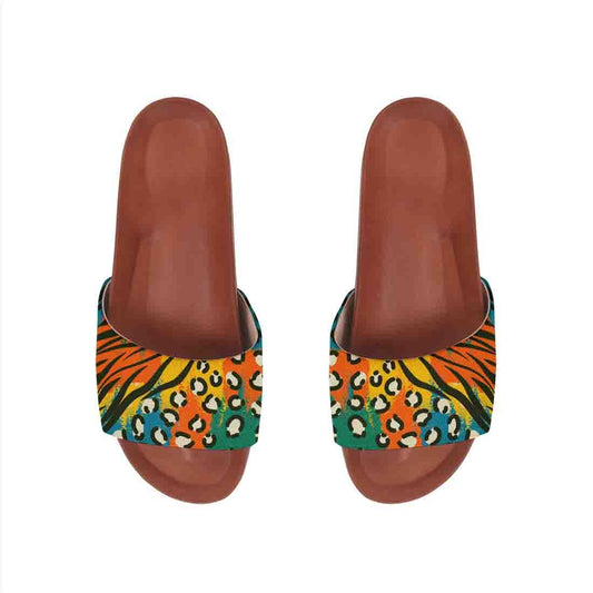 Havana Slide Slipper African Colors - CANVAEGYPT