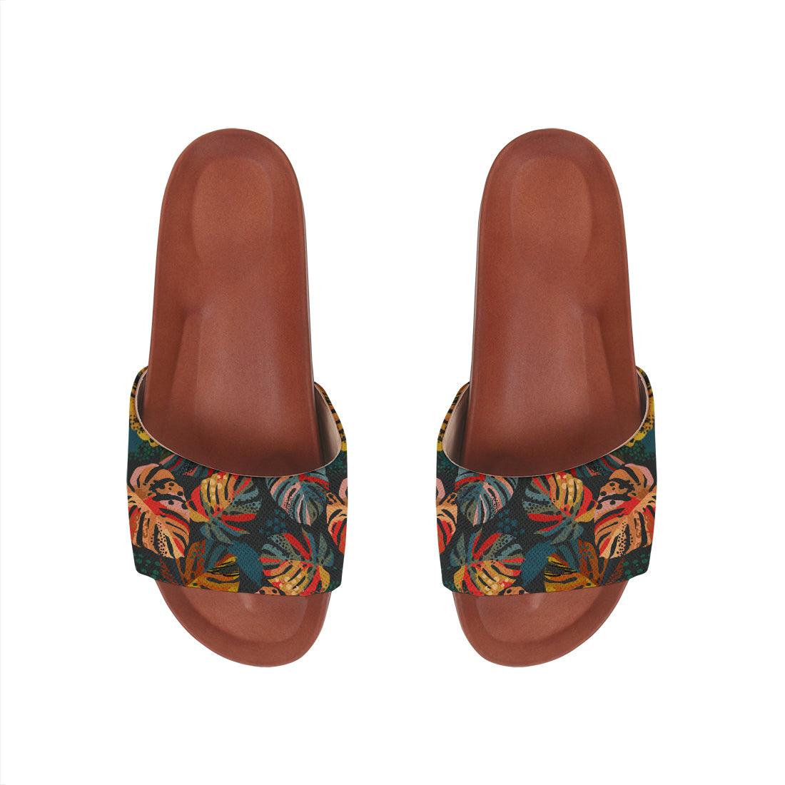 Havana Slide Slipper Big Leafs - CANVAEGYPT