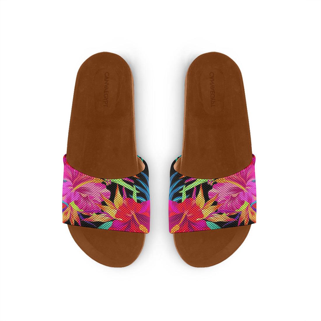 Havana Slide Slipper Big Rose - CANVAEGYPT