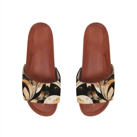 Havana Slide Slipper Golden Leaves - CANVAEGYPT