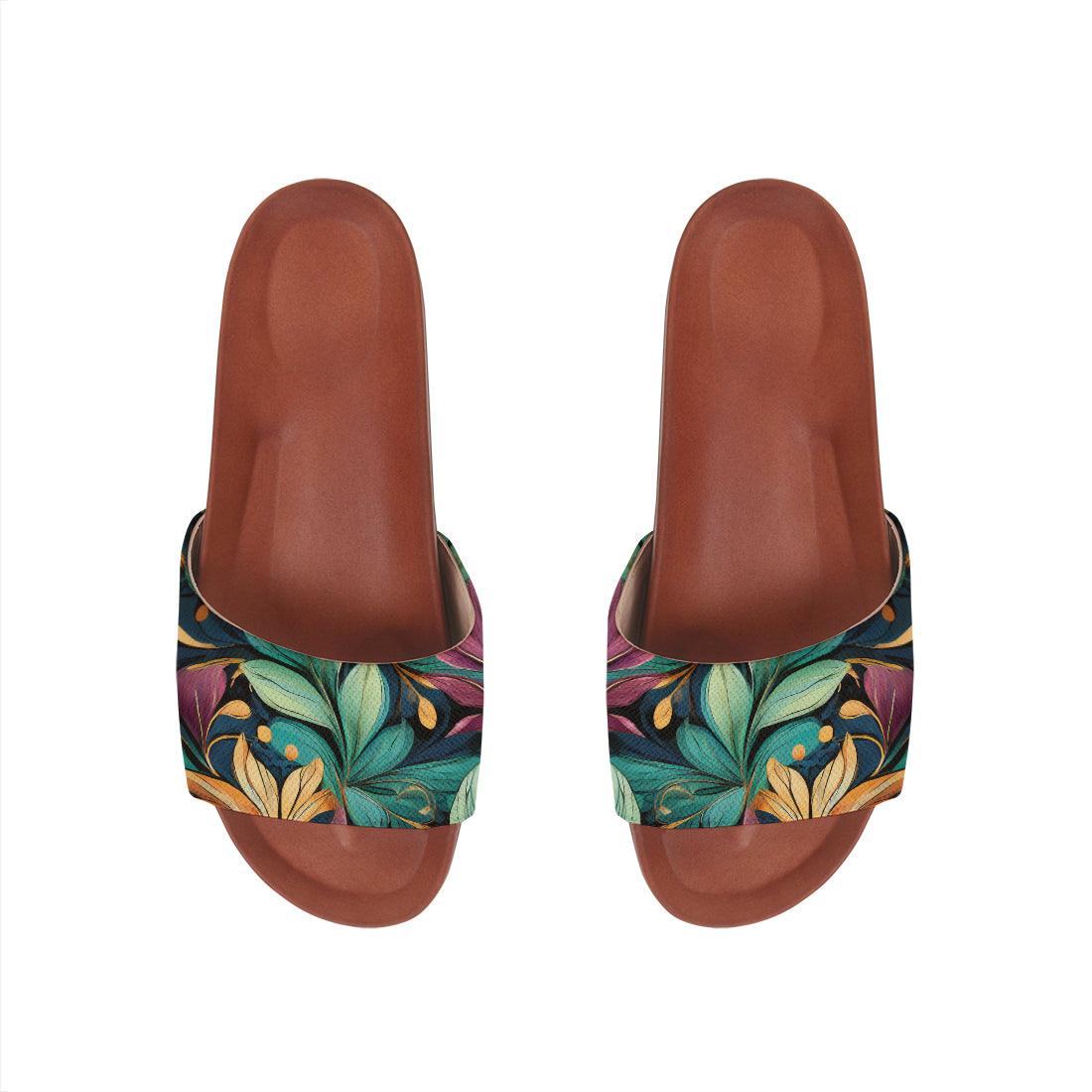 Havana Slide Slipper Leaf - CANVAEGYPT