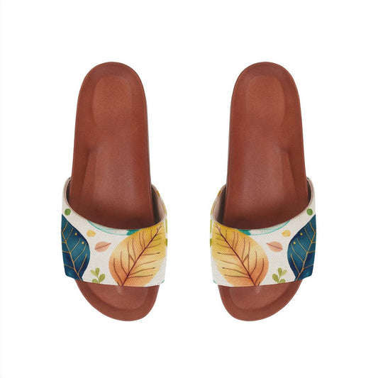 Havana Slide Slipper Leaves - CANVAEGYPT