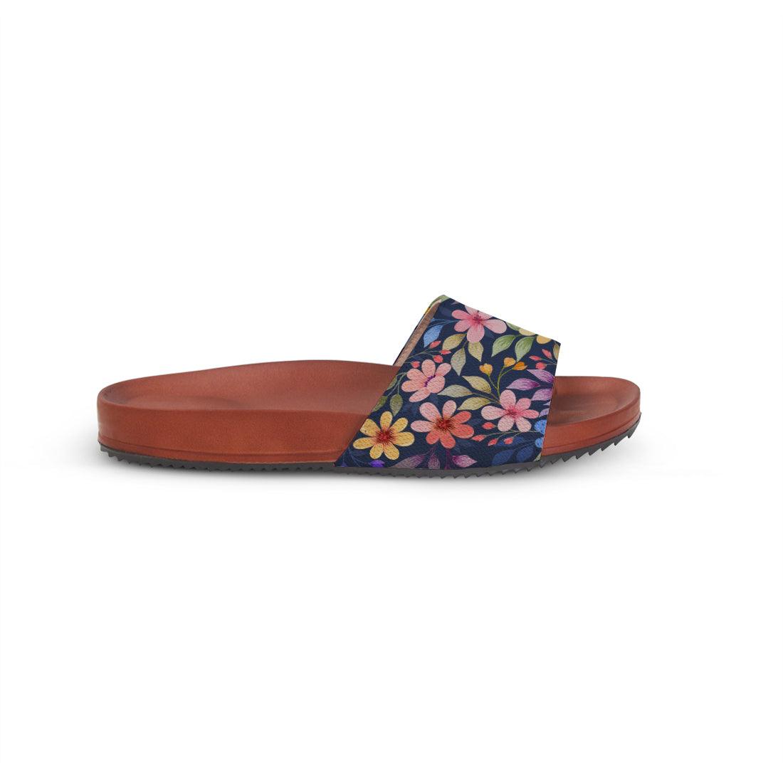 Havana Slide Slipper Purple Floral