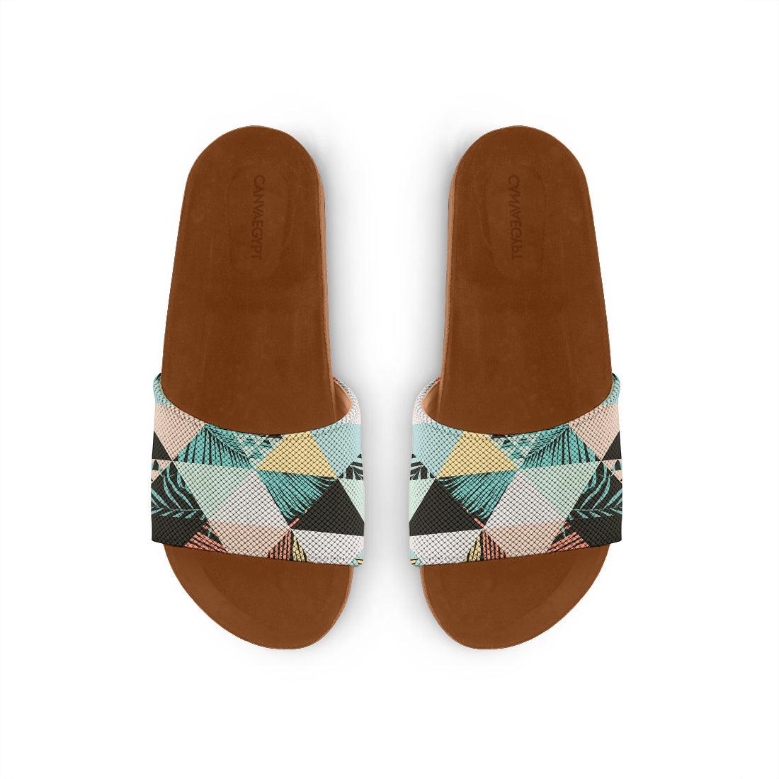 Havana Slide Slipper Summer Triangles - CANVAEGYPT