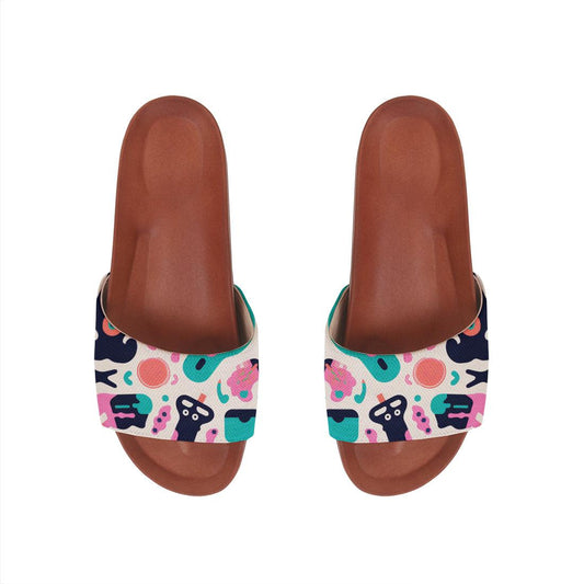 Havana Slide Slipper Vibrant Abstract Play - CANVAEGYPT